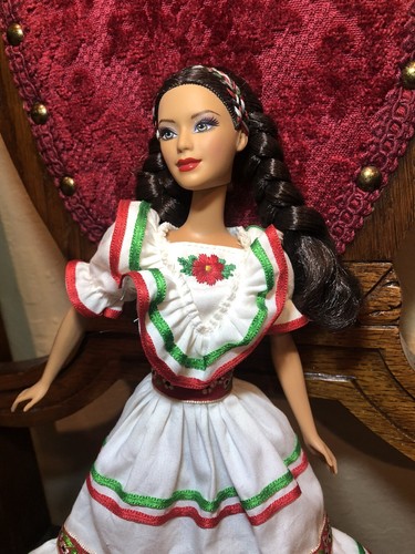 Barbie Festivals of the World Collection Mexico Cinco De Mayo Hispanic Doll - Bild 2 von 12