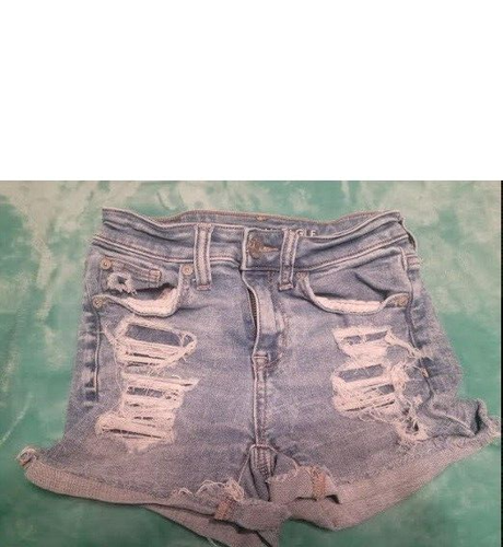 Girls Denim Leopard Shorts Size 10 Gap American Eagle Jordache, Lot, Set of 4, - Picture 9 of 10