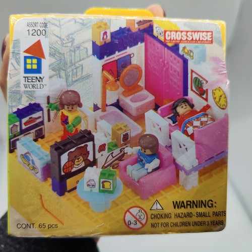 RARE Vintage 1988 New & SEALED CROSSWISE TEENY WORLD All 6 SETS in the LOT - Bild 9 von 11