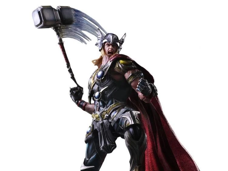 THOR: Figura Kai Variante Marvel Comics Play Arts Square Enix NUEVA EN CAJA VENDEDOR DE EE. UU. Foto 2 de 4