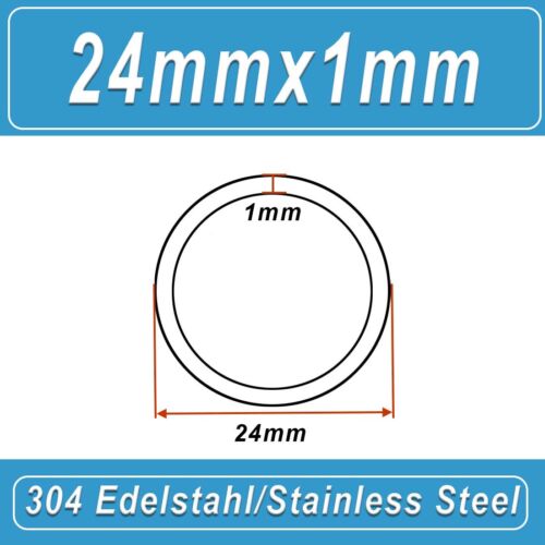 304 Stainless Steel Round Tube Length 100mm Metal Straight Pipe OD 8mm to 325mm - Picture 43 of 178