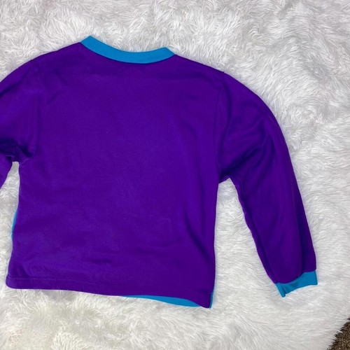 Vintage 90’s Basic Image Kids Girls SZ (L) Bear Floral Graphic Sweater - Picture 5 of 7