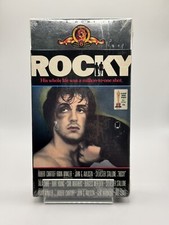 Rocky (VHS, 1988) MGM/UA Silver Top Box Factory Sealed Sylvester Stallone