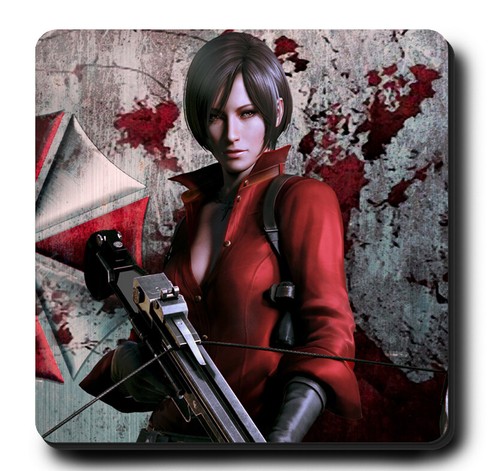 Resident Evil Untersetzer Charaktere - Biogefahr - Hartholz - Geschenk 2 3 4 5 6 7 Becher - Bild 7 von 17