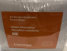 Twin White Microfiber blanket Comforter for Twin Bed