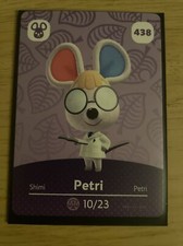 Nintendo Animal Crossing Series 5 amiibo Card-Petri #438 UNSCANNED
