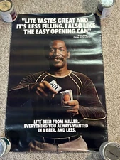 RARE! Vintage Miller Lite BUBBA SMITH Beer Poster 36” x 24” Full Size Man Cave