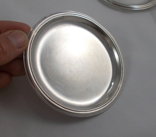 *RAR* Juego de 6 posavasos / plato de cristal Ambassador plata 835 de Wilkens&Sö. - Imagen 6 de 11