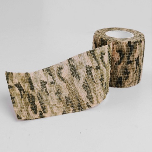 Self Adhesive Camouflage Elastic Bandage Tactical Tape Gun Camo Wrap  17 - Picture 4 of 11