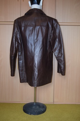 Mens Vintage Retro 1970's style genuine leather jacket by Angelo Litrico for C&A - Picture 4 of 8