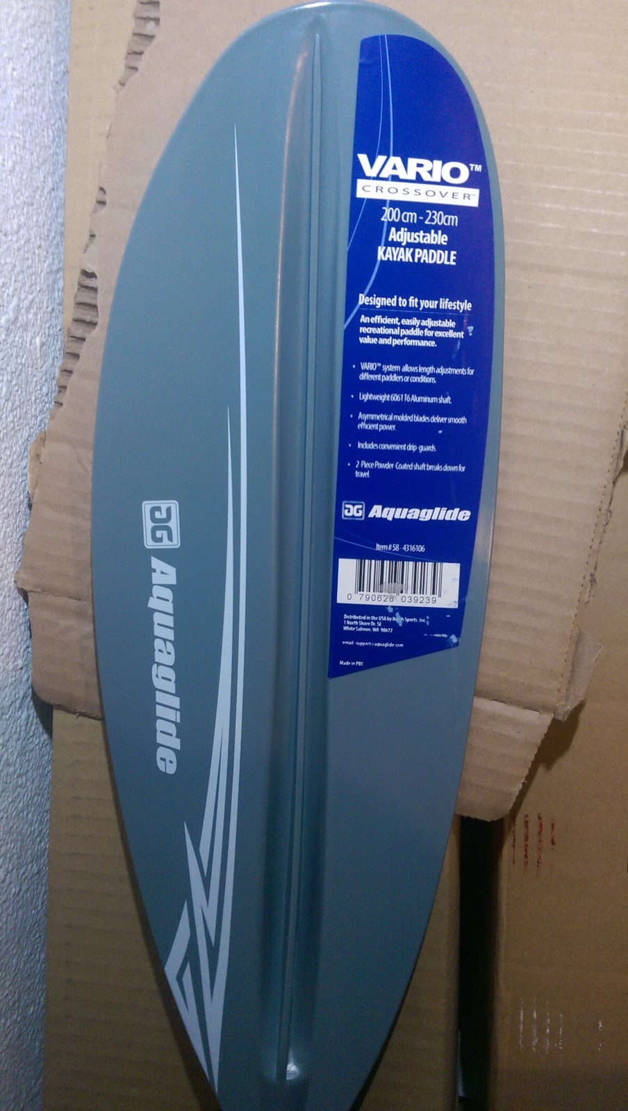 Aquaglide Vario Reflex Kayak Paddle 585215102