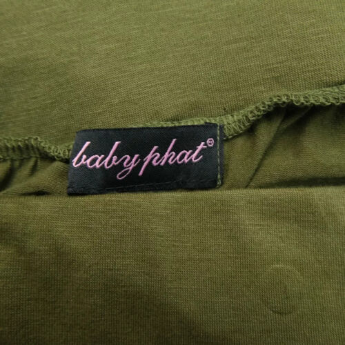 Baby Phat Verde Oscuro sin Mangas Vestido Mini Talla L - Imagen 4 de 10