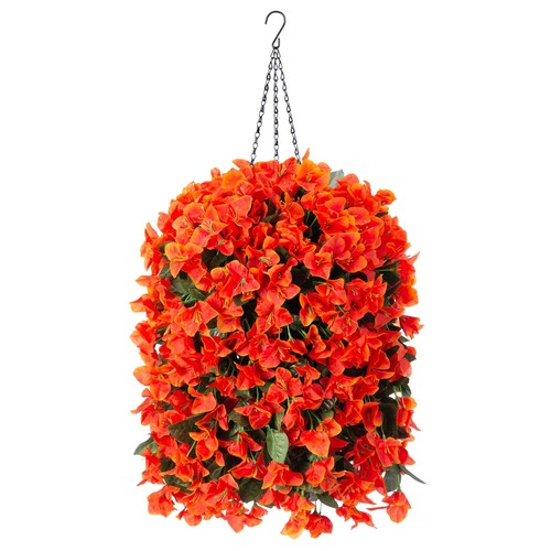 Artificial Fake Outdoor Hanging Flower Plant Baskets for Outside Decoration F...