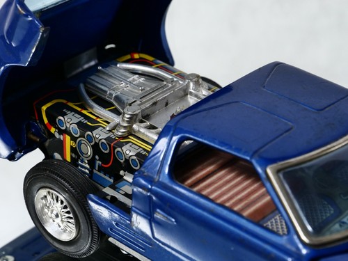 Bandai Japan Ford GT 40 Tin 1966 Battery Motor 27 cm - Picture 9 of 10
