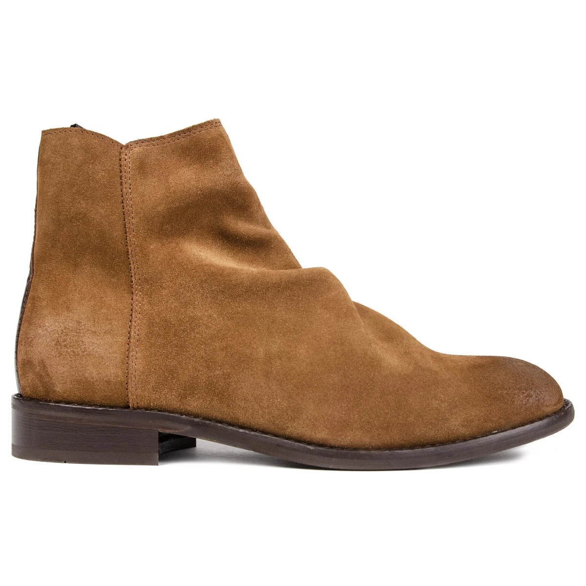 Mens stacked heel chelsea deals boots