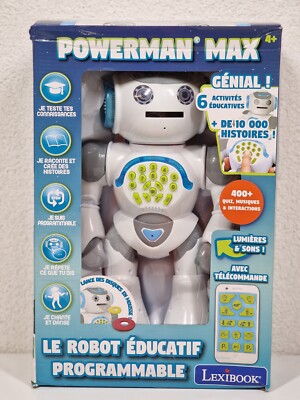 Lexibook Powerman Max Spielzeugroboter Programmierfunktion FRANZÖSISCH MANGEL