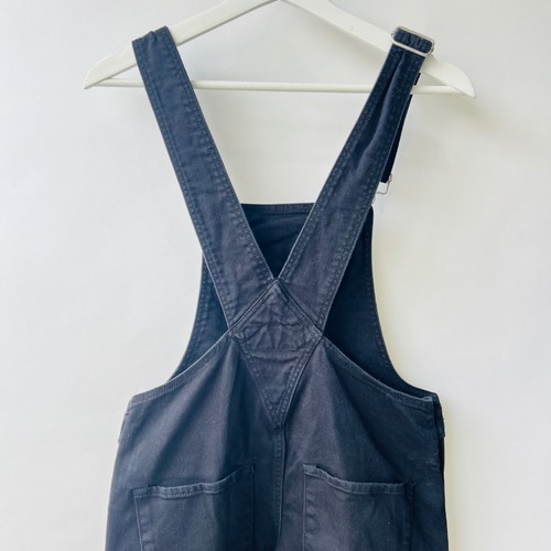 AllSaints Damen Latzhosen Denim Overalls, schwarz, Größe 25 - Bild 7 von 11