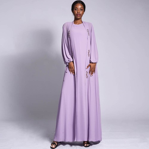 Abaya Dubai Kaftan Women Muslim Maxi Dress Islamic Caftan Party Gown Robe Caftan - Picture 169 of 217