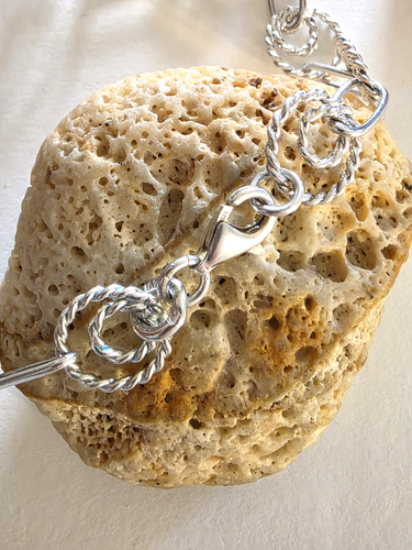 Ilias Lalaounis Sterling Silver 925 Modern Byzantine Bars & Rings Necklace Chain - Picture 10 of 11