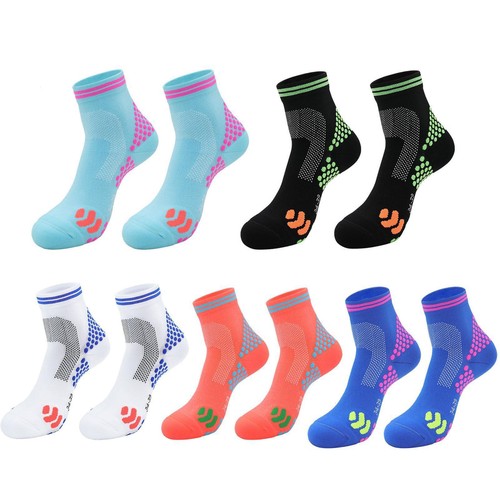 Athletic Ankle Socks Higher Booster Socks Running Socks Sports Trainer Socks - Picture 2 of 25