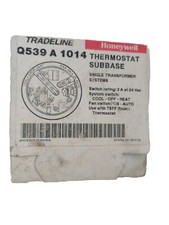 Honeywell Tradeline Thermostat Subbase Q539A 1014 New Old Stock