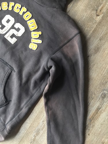 Vintage Abercrombie and Fitch Kinder dicker Hoodie RN 75654 Gr. XL mit Applikation - Bild 3 von 10