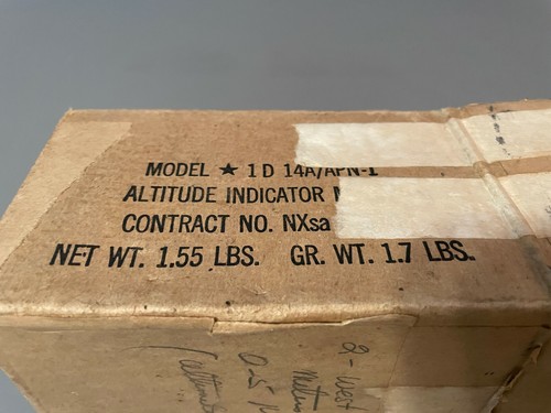 Vintage Radio Altitude Altitude Indicator 1D 14A/APN-1 (P-255259-502) M-201 - Picture 4 of 11