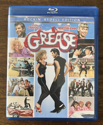 Grease DVD Blue Ray Rockin' Rydell Edition John Travolta