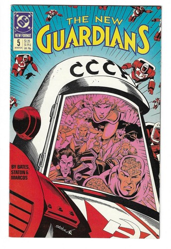 NEW GUARDIANS #5 --- JOE STATON! HI-GRADE! DC Comics! 1988! VF/NM ***B3G1***
