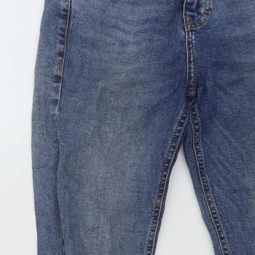 Topshop Womens Blue Cotton Skinny Jeans Size 26 in L24 in Regular Button - Picture 10 of 10