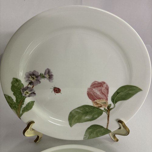 Corelle Camellia 10 1/4” Dinner Plates Dragonfly (4) and (4) Luncheon Plates 9" - Picture 4 of 8