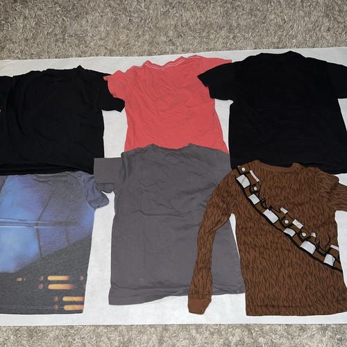 Lot of 6 boys T shirts Size Youth 6-7-8 Small, Star Wars Lego Disney Carter - Picture 8 of 20