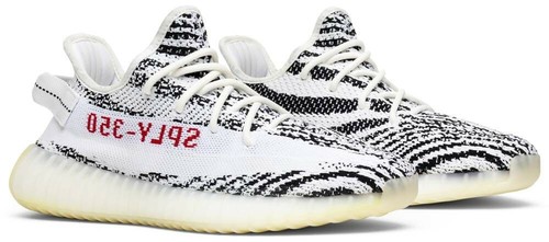 Adidas Yeezy Boost 350 V2 Zebra White Core Black Red UK 7 US 7.5 EU 40 2/3 - 第 3/7 張圖片
