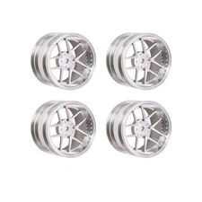 KYX New Aluminum 5 Spoke Wheel Rims 52*35mm 4P for RC Car 1/10 On-Road Drift HSP