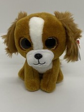 TY Beanie Boos 6" TALA the Brown Dog Plush Stuffed Animal Toy  Heart Tags