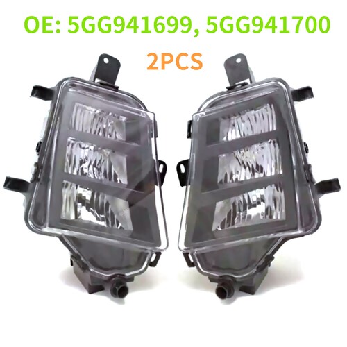 5GG941699 1Pair Vehicle Front Fog Light Lamp For VW GOLF 17-19 Auto Accessories - Picture 7 of 11