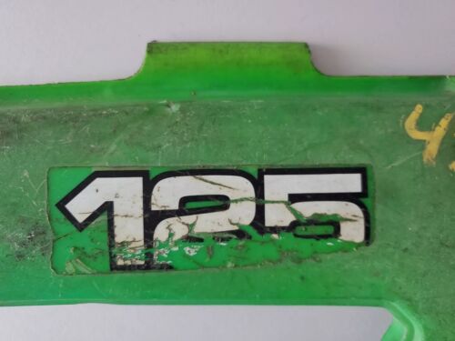 KX125 82 83 84 KX250 KX 125 250 KAWASAKI GREEN SIDE PANEL OEM SET FRAME COVER - Picture 10 of 18