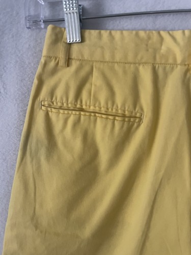 Ralph Lauren Golfshorts Damen 6 gelb Plissee High Waist Chino leicht - Bild 6 von 9