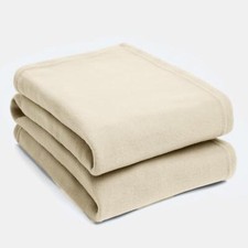 OHS Polar Fleece Throw Bed Soft Blanket Large Warm Thermal Sofa Bedspread