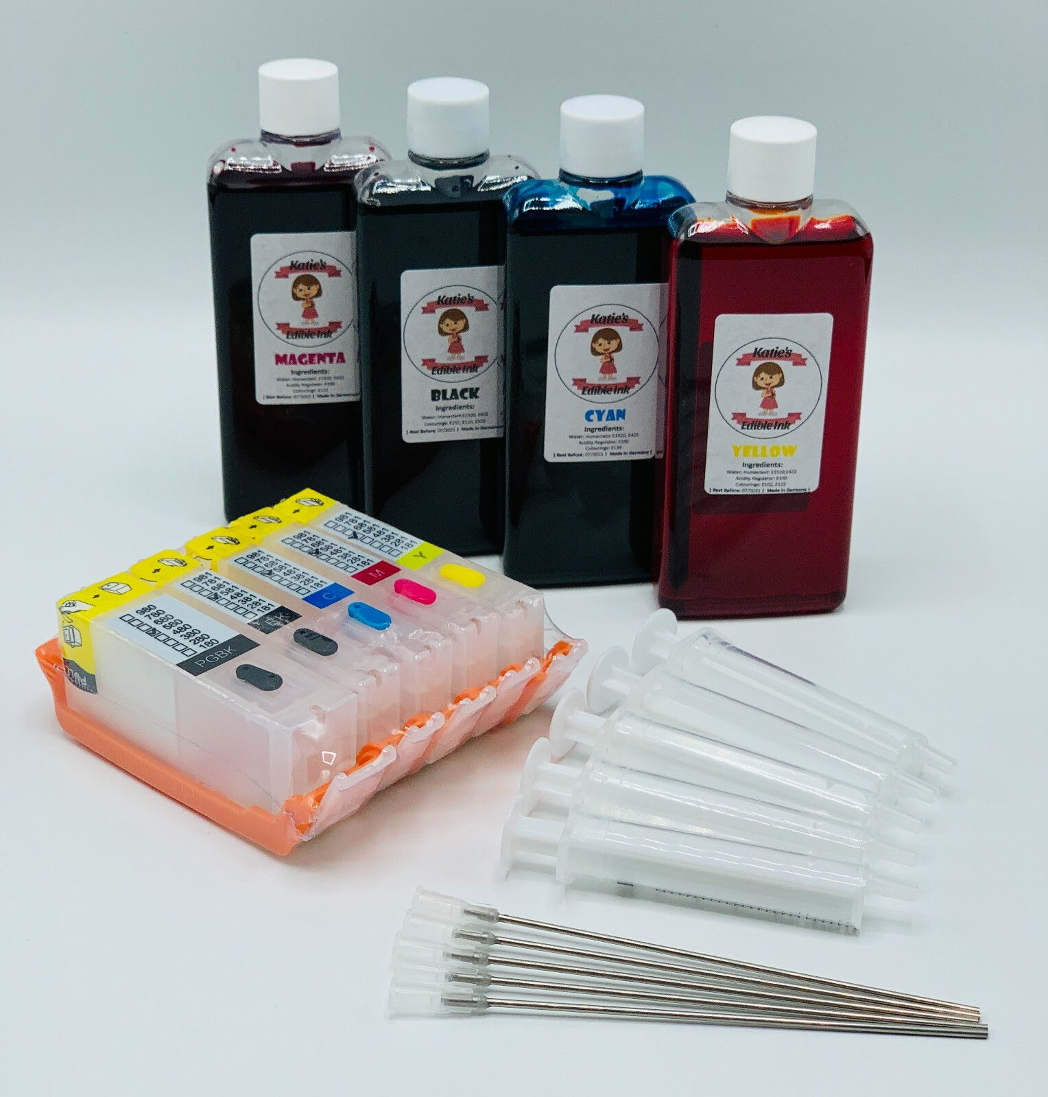Katie's Edible Ink Cartridge Set for Canon TS705 Refillable