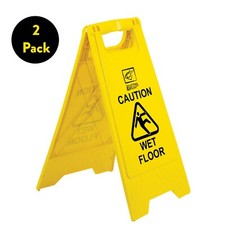 Wet Floor Sign Caution Hazard Board Cleaning In Progress Safety Warning Cone UK