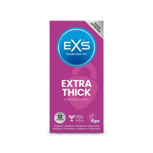 EXS Condoms, Dotted & Ribbed, Ultra Thin, Flavoured, Snug Fit, extra safe Condom - Picture 15 of 51