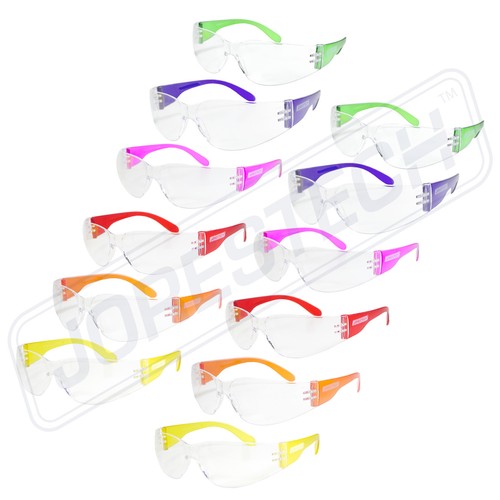 12 PAIR JORESTECH UV LENS LOT SAFETY GLASSES BULK NEW VARIETY COLORS - Picture 3 of 13