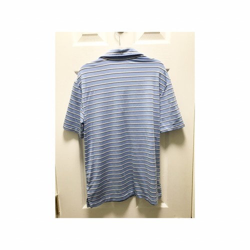 Polo Ralph Lauren Performance Golf Polo Shirt Boys Medium 10-12 Blue Striped - Picture 7 of 9