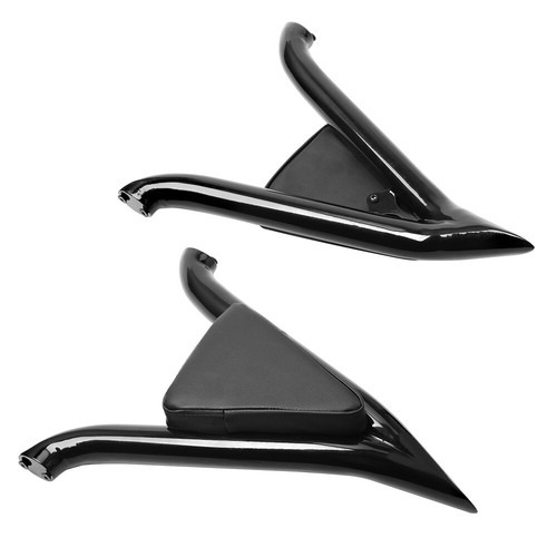 Almohadilla desmontable para respaldo de pasajero Sissy Bar para Harley Touring Road King 2009-UP - Imagen 10 de 12