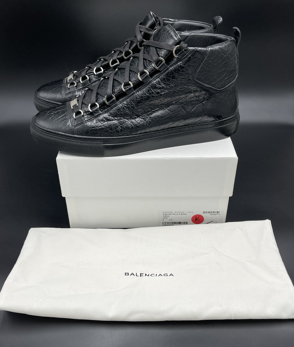 Balenciaga arena high black outlet