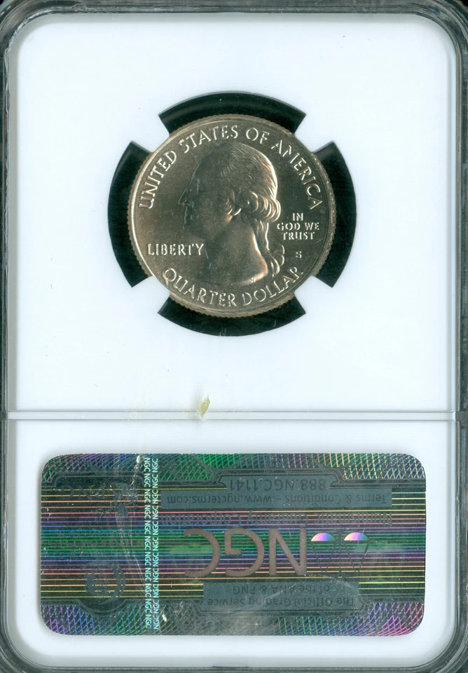 2014 S GREAT SAND DUNES QUARTER NGC MS67 PQ MAC PL  . - Image 2 of 2