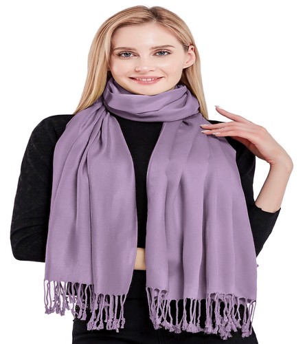 Solid Colour Design Shawl Scarf Wrap Stole Shawls Scarves Pashmina CJ Apparel - Picture 568 of 900