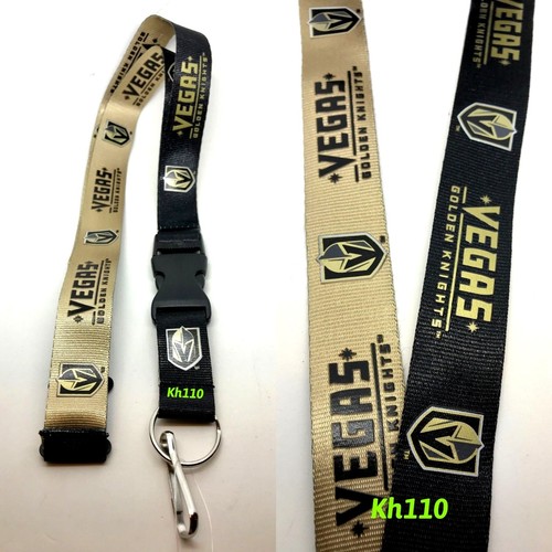 NHL Vegas Golden Knights keychain Lanyard - Pick Your Color! - Picture 2 of 14