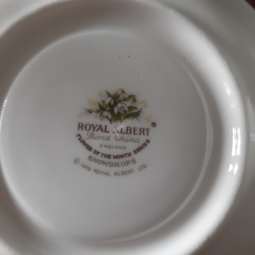 Tazza da tè The in porcellana Royal Albert con mese tazzina inglese FEBBRAIO - Foto 3 di 4